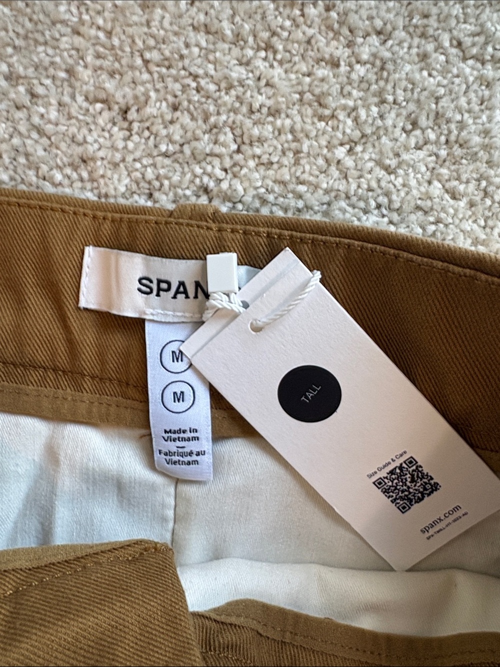 NWT Spanx Stretch Twill Cropped Wide Leg Pants - Picture 4 of 12